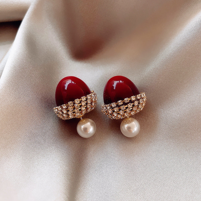 Christmas Hazelnut Earrings
