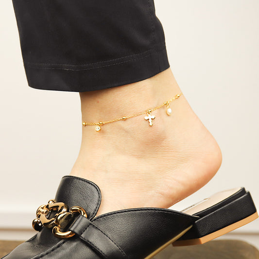 Cross Anklet