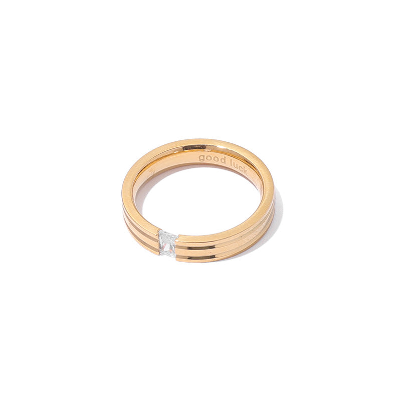 Banded Diamond Ring