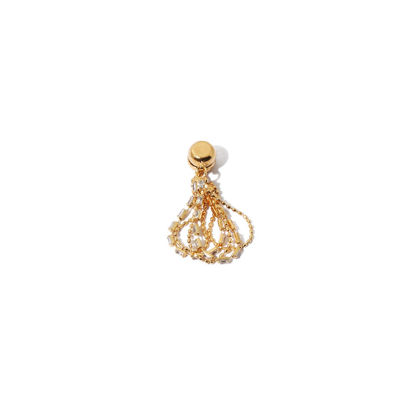 Diamond Raindrop Earclips