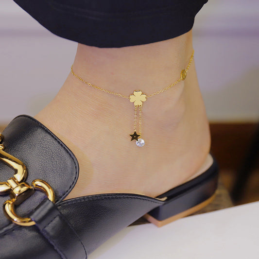 Clover Anklet