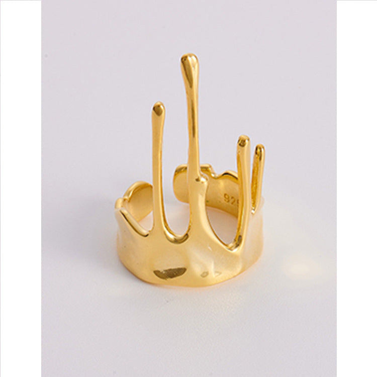 Melting Crown Ring