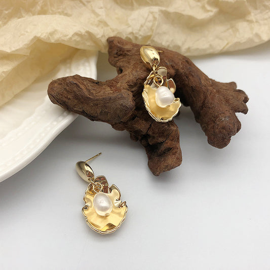 Pearl in Shell Earrings