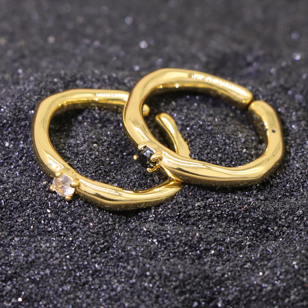 SAND Jewelry Metropolitan Retro Cubic Zirconia Ring