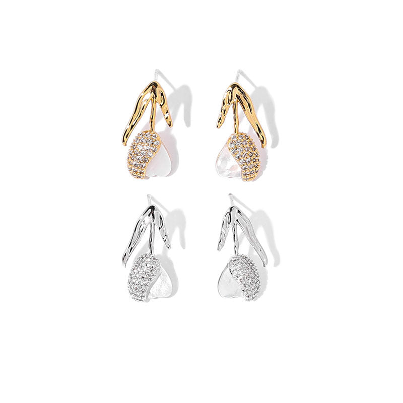 Sparkling Tulip Earrings