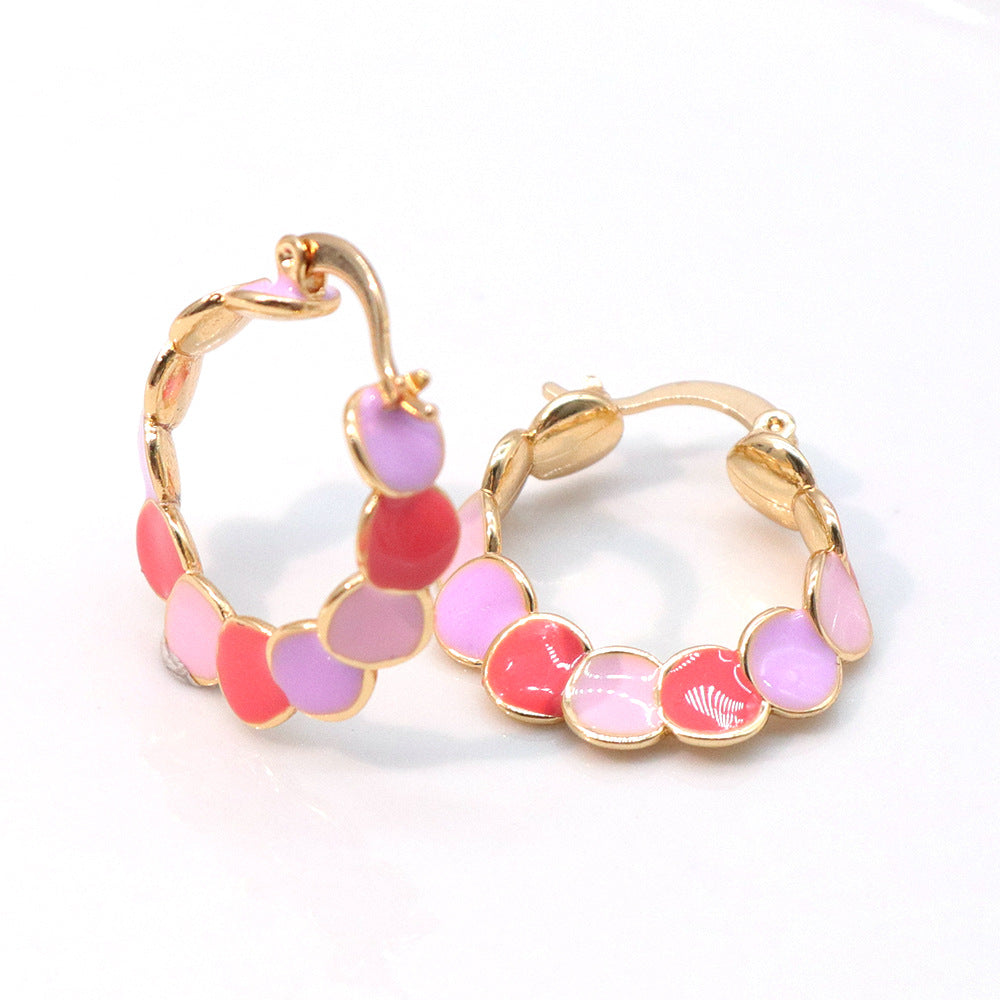 Morandi Sequin Hoop Earrings