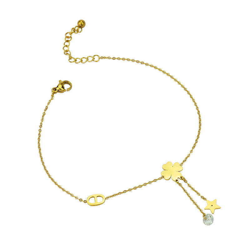 Clover Anklet