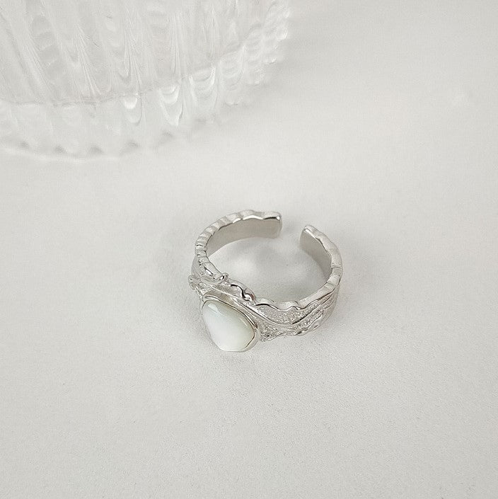 Turmoil Mother-of-Pearl Ring