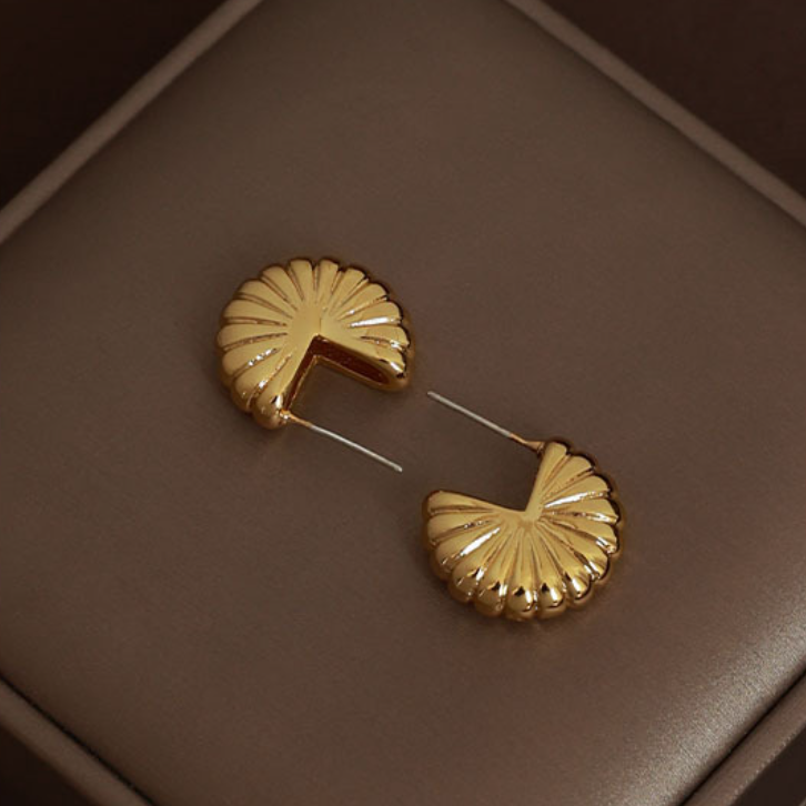 75% Ammonite Earrings