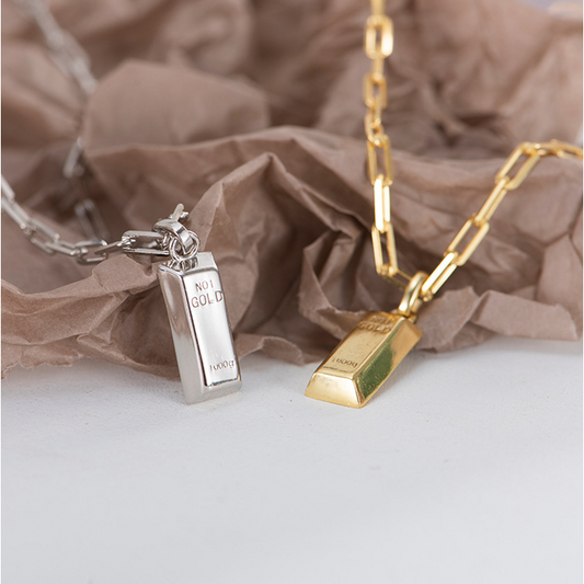 Gold Bar Necklace