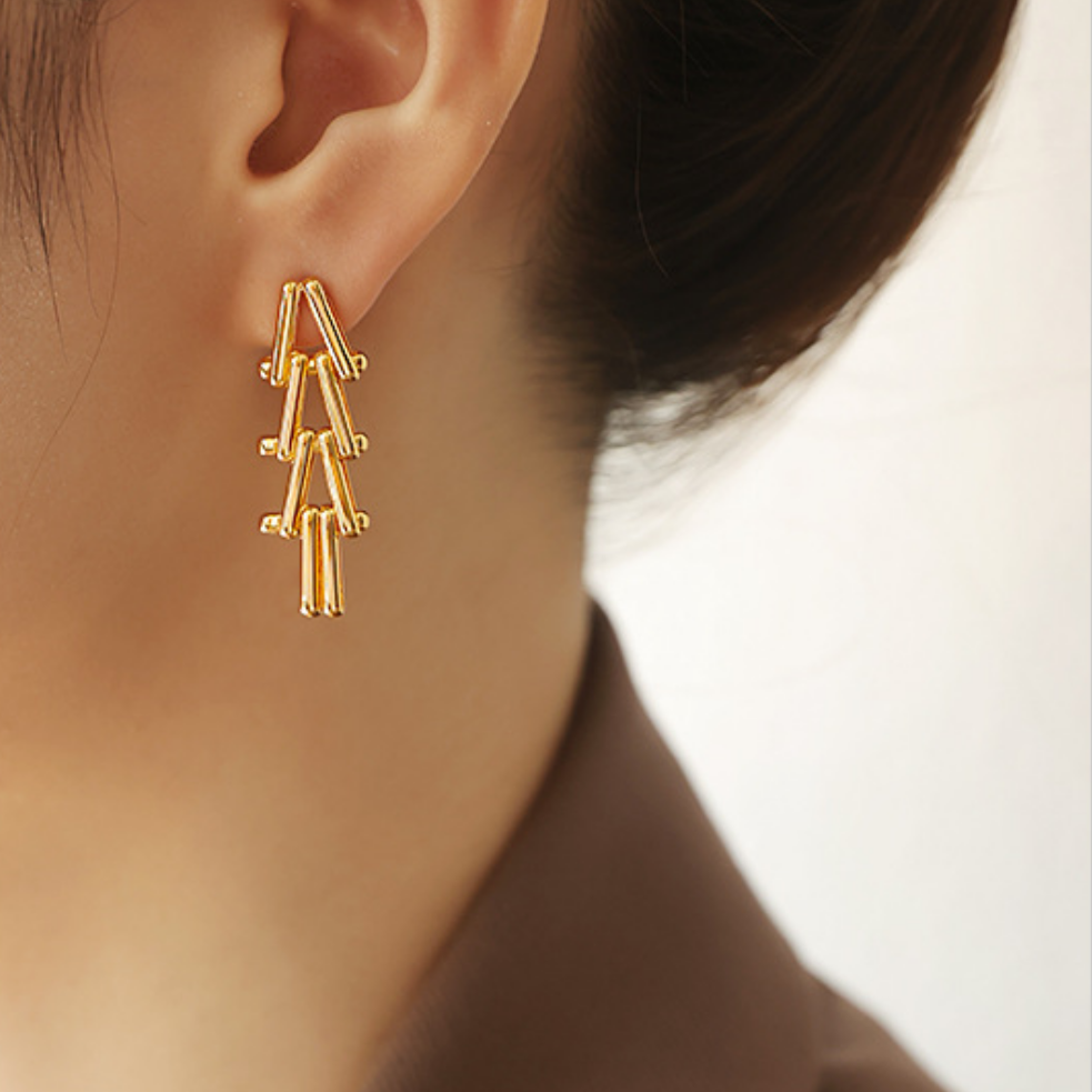Triangular Ladder Earrings