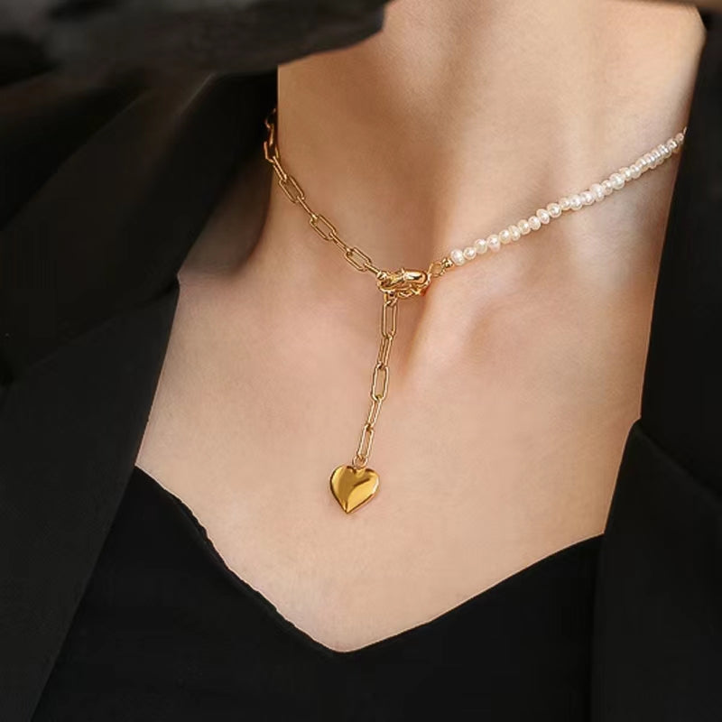 Heart Montage Necklace