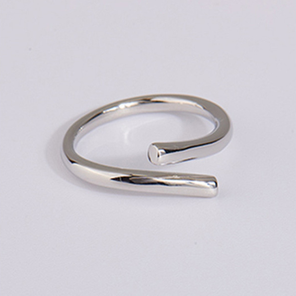 SAND Jewelry Curated Sterling Silver Simplicity Loop Ring