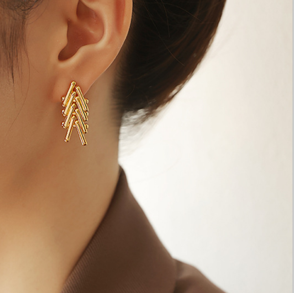 Triangular Ladder Earrings