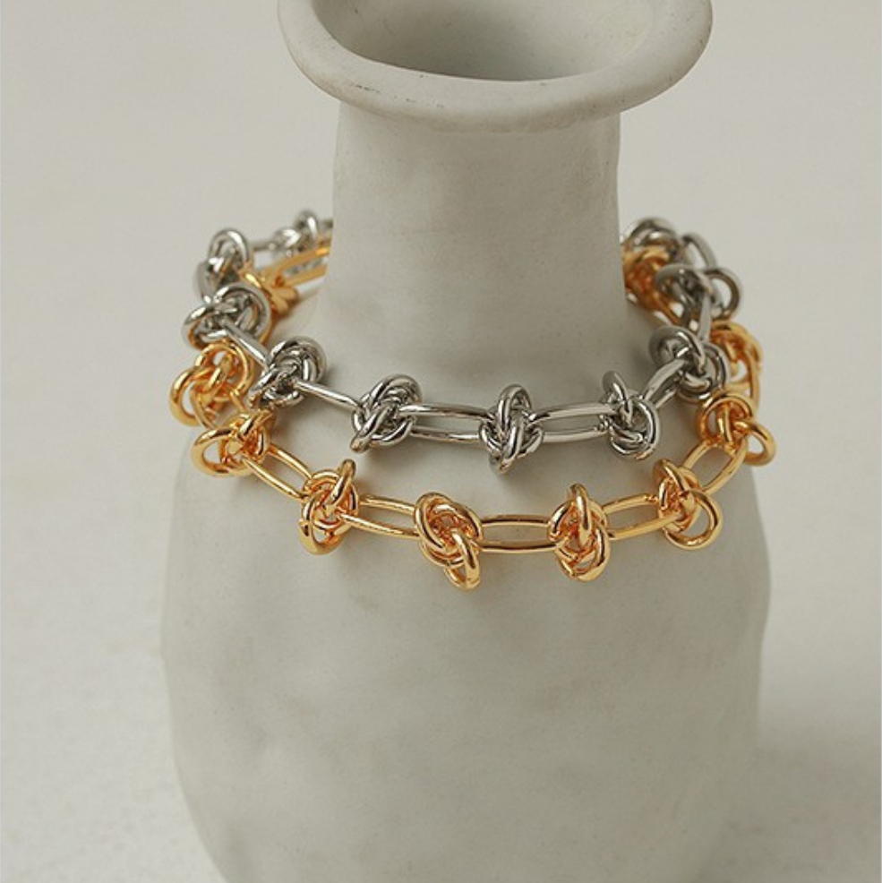 Sequenced Knot Bracelet